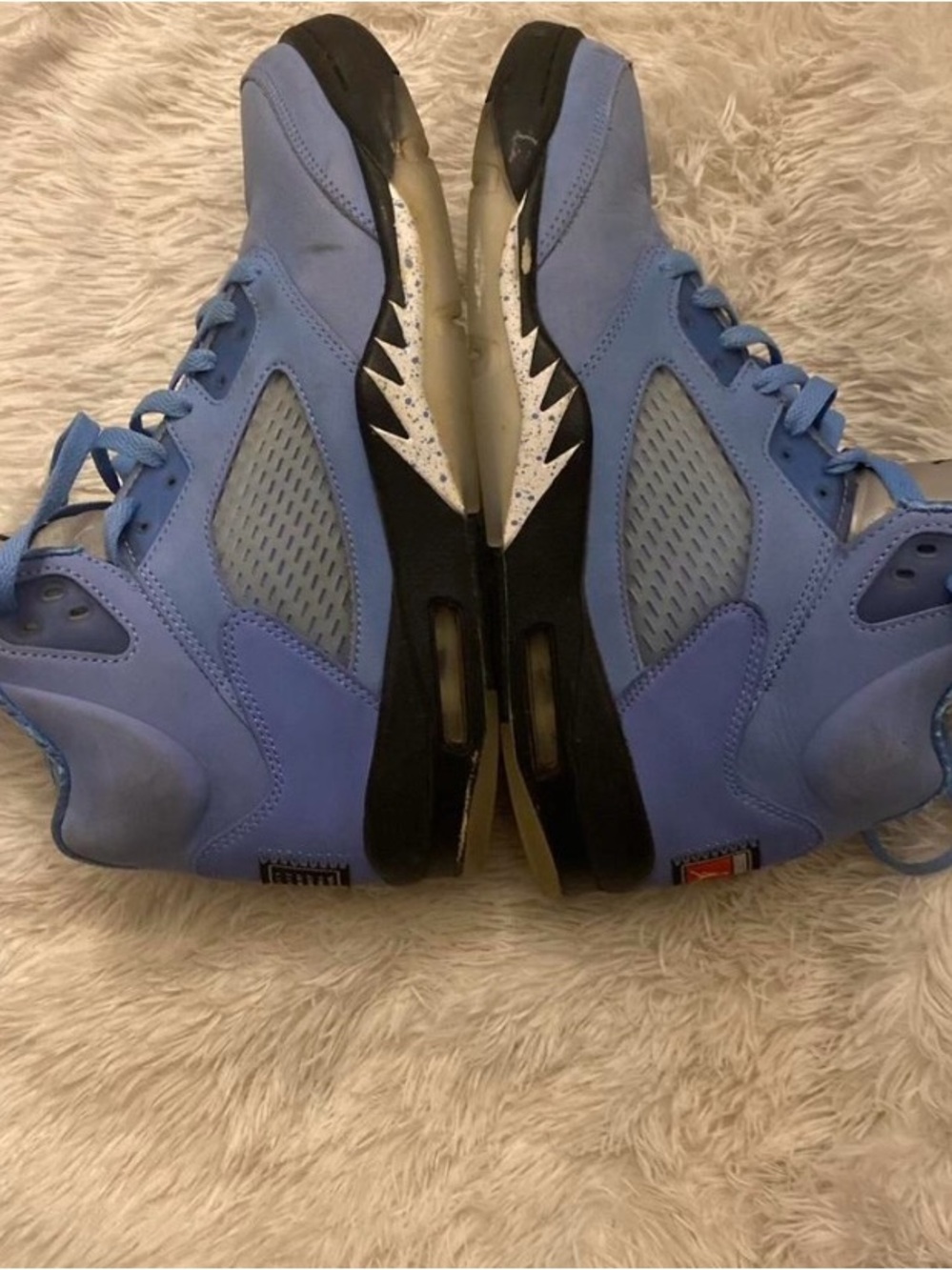 Air Jordan Men's Light Blue High-Top Sneakers